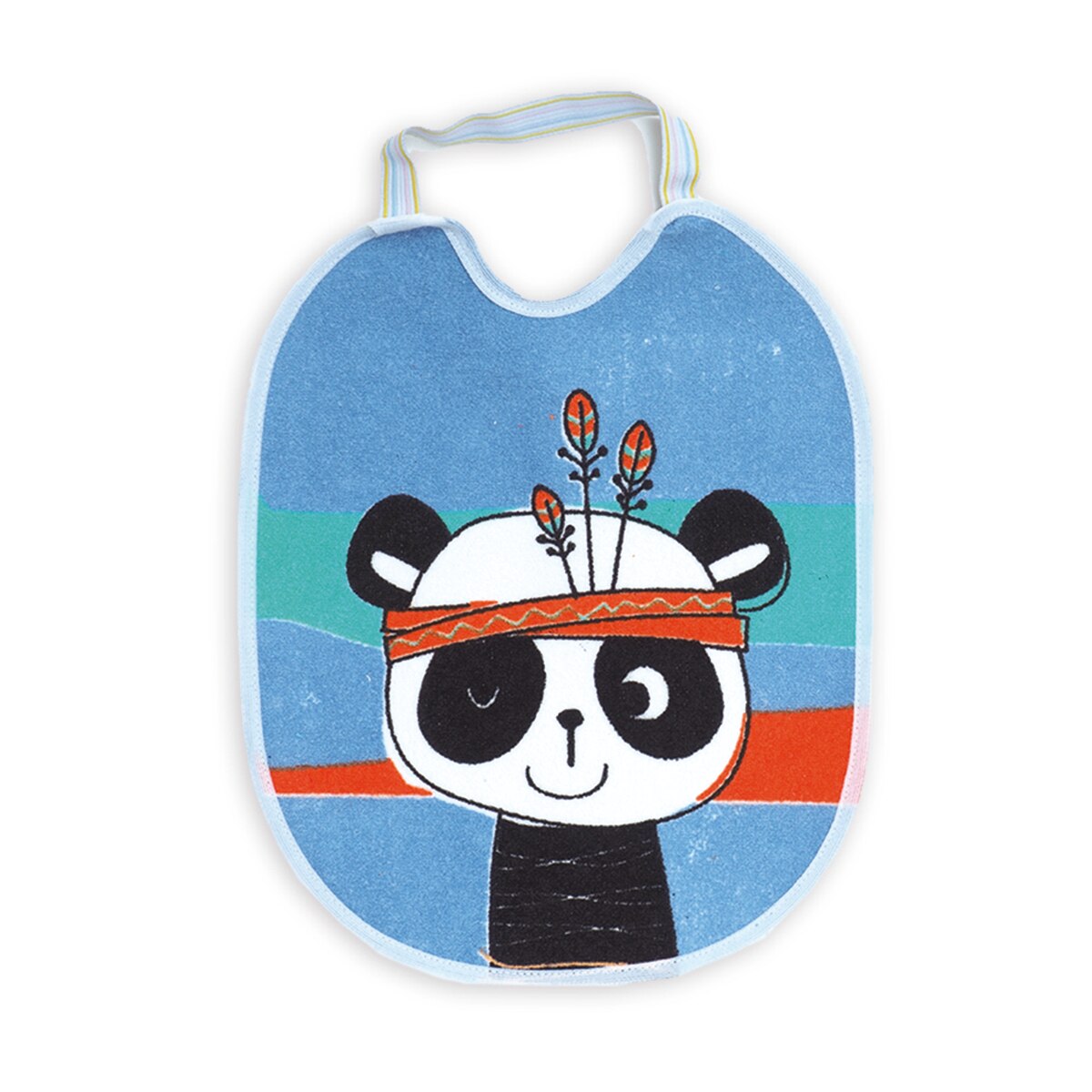 Pack de 2 Baberos de rizo estampados impermeables Multicolor-3