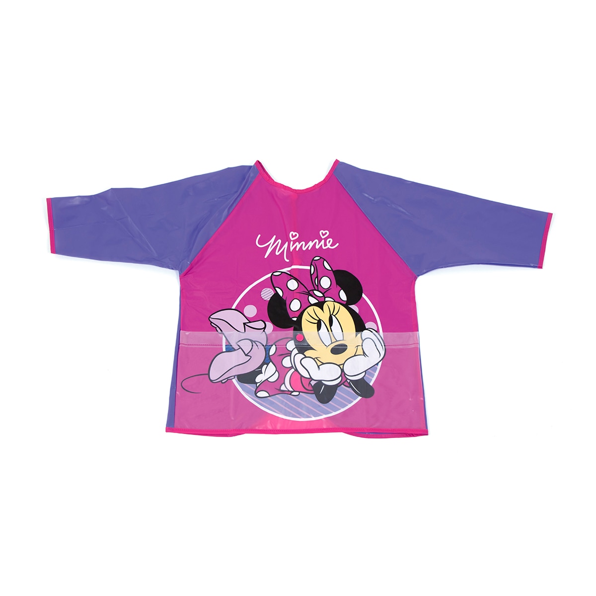 Delantal pvc m/l Minnie Cute Rosa-1