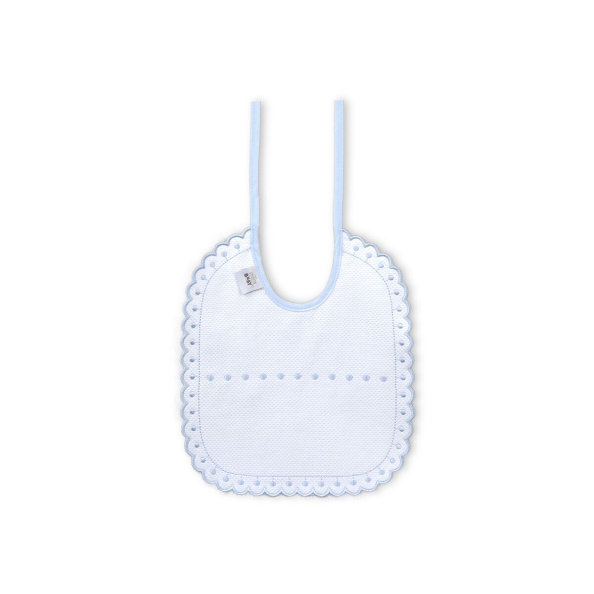 Pack 2 baberos Bordado Azul/Gris Interbaby Azul-2