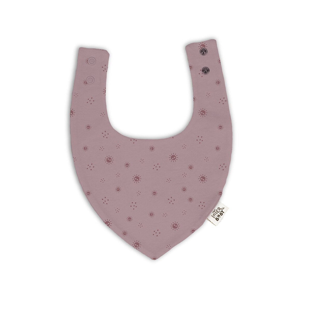 Pack 2 bandanas bambú Duende Empolvado Blanco/Rosa Interbaby Blanco-2