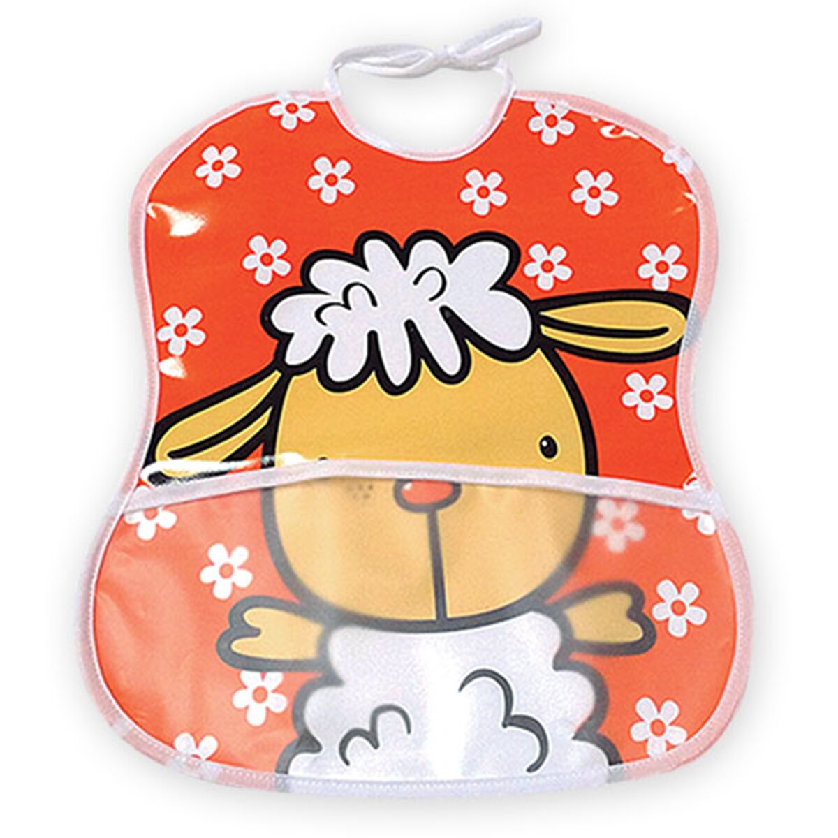 Babero con bolsillo Vaca-Oveja Multicolor-3
