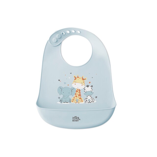 Imagen 0 de Babero silicona estampado tres amigos