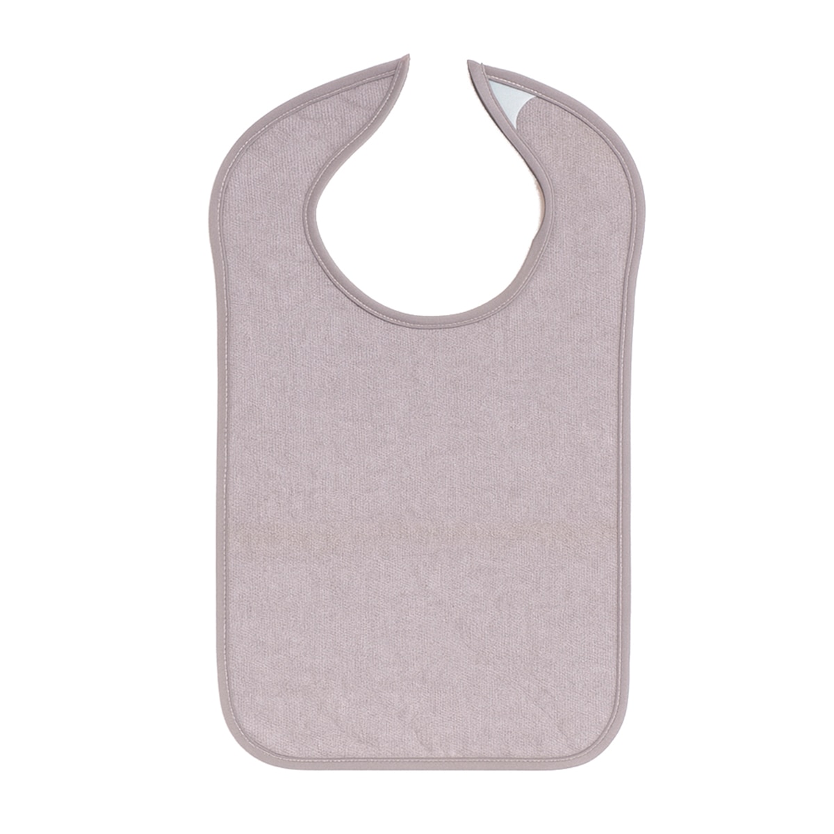 Pack de 5 baberos de 6 a 12 meses cierre velcro Gris-3