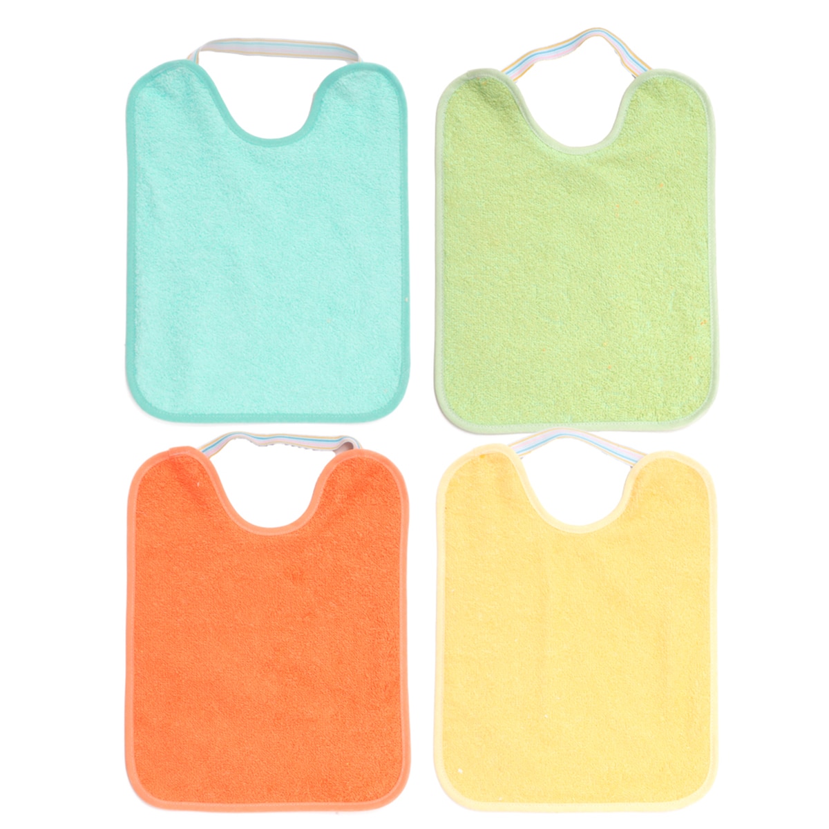 Imagen 0 de Pack de 4 baberos impermeables de 6 a 12 meses