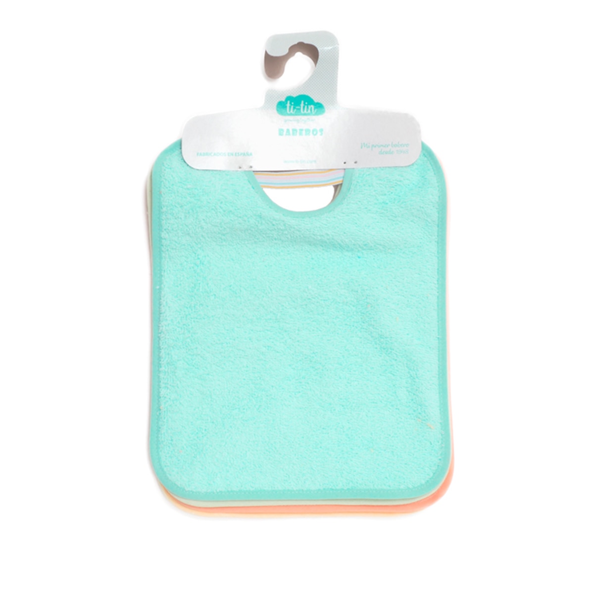 Pack de 4 baberos impermeables de 6 a 12 meses Multicolor-6