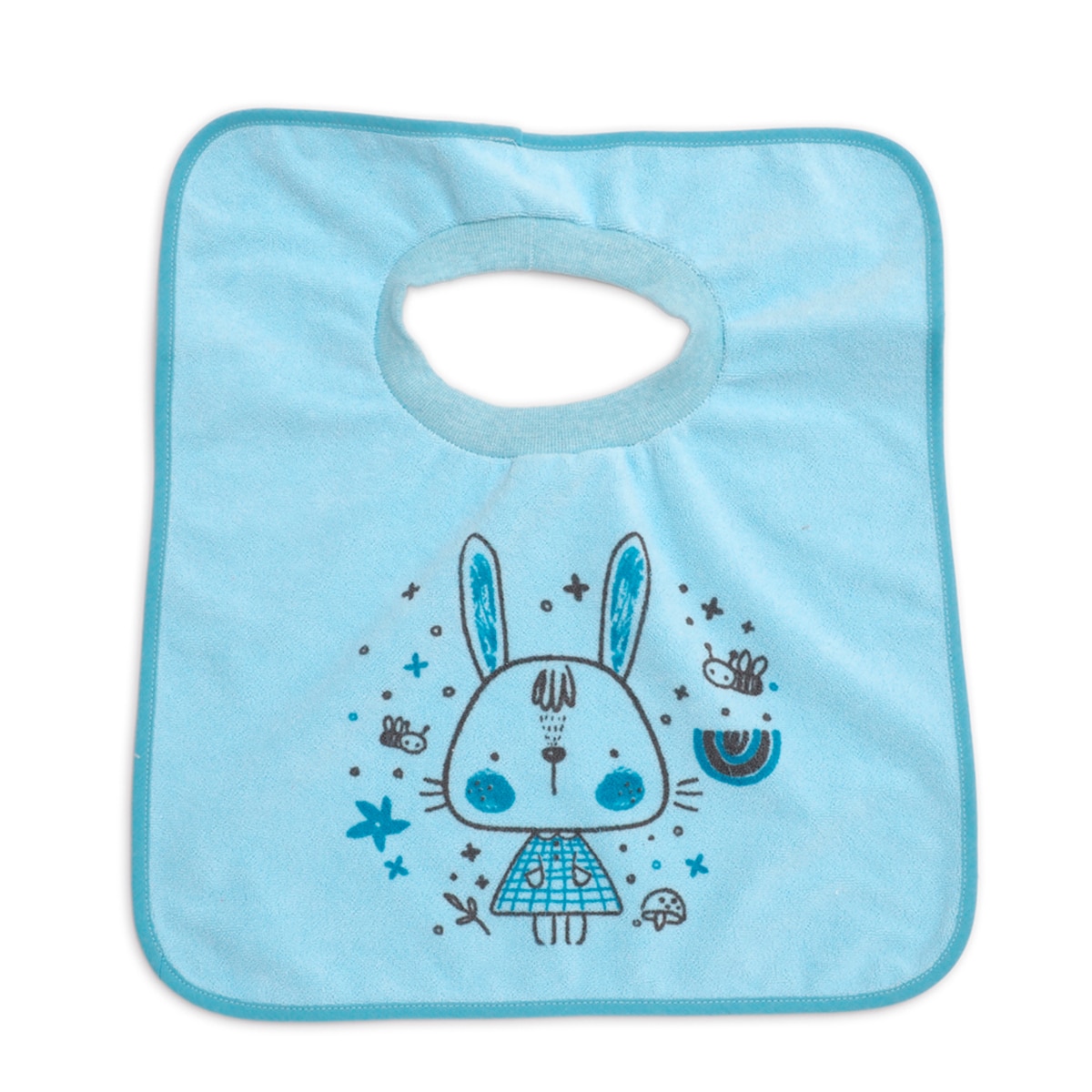 Pack de 2 baberos impermeables estampados de 6 a 12 meses Azul-3