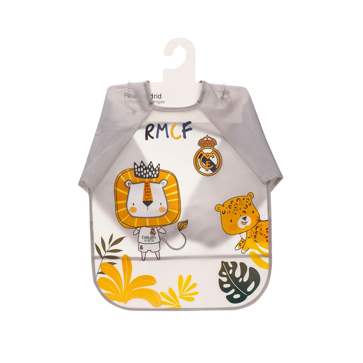 Babero mangas real madrid Gris-4