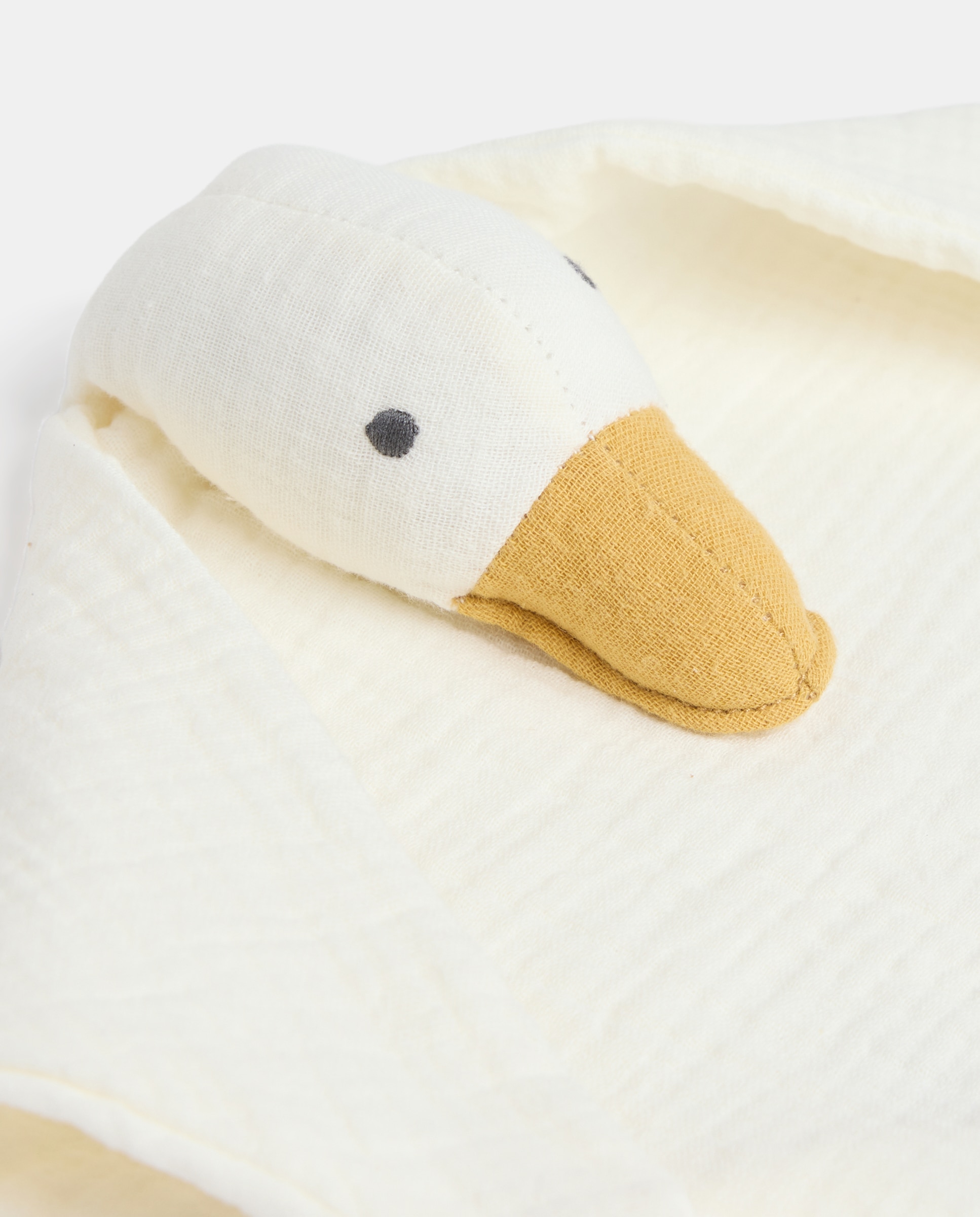 Doudou Duck Blanco roto-2