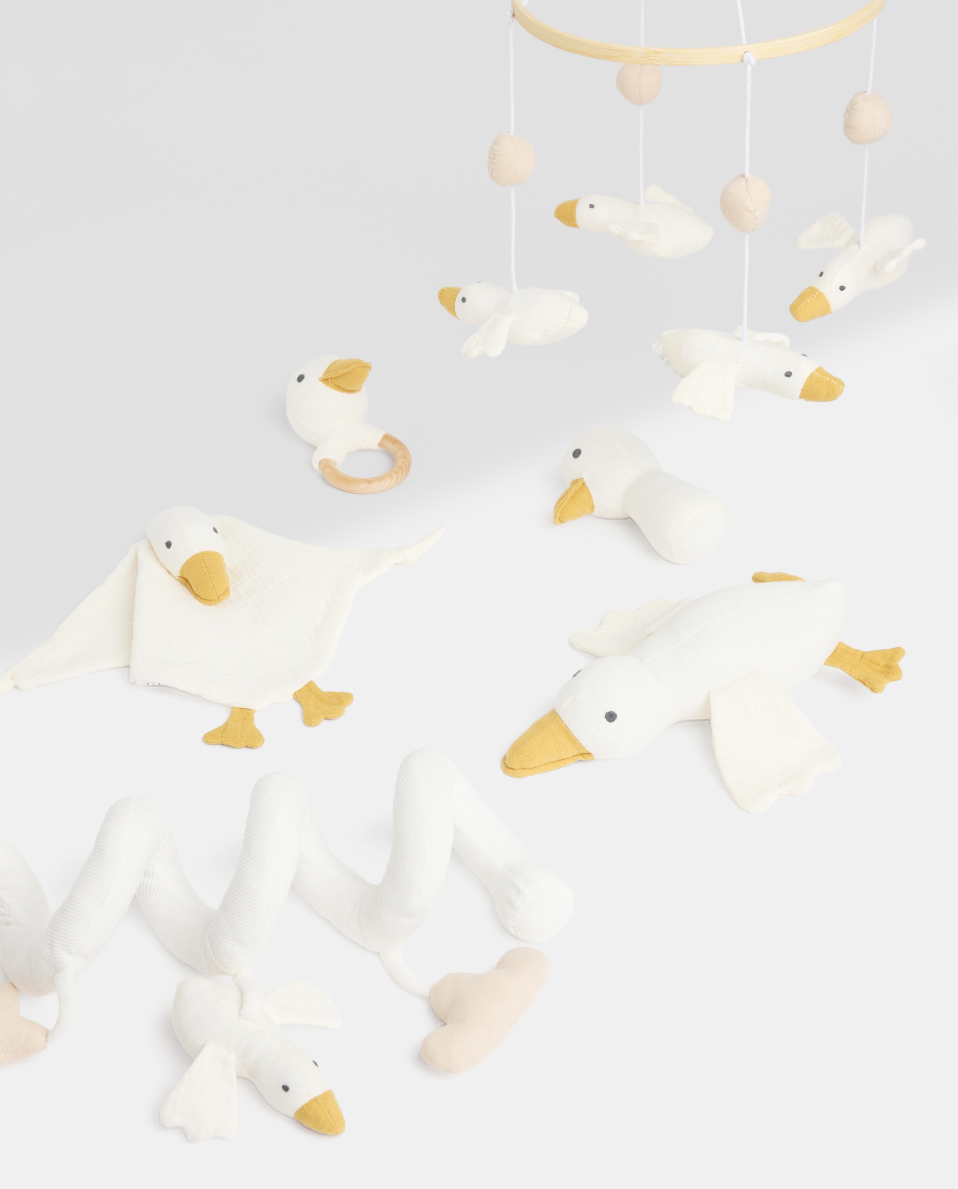 Ristra espiral Duck Blanco roto-4