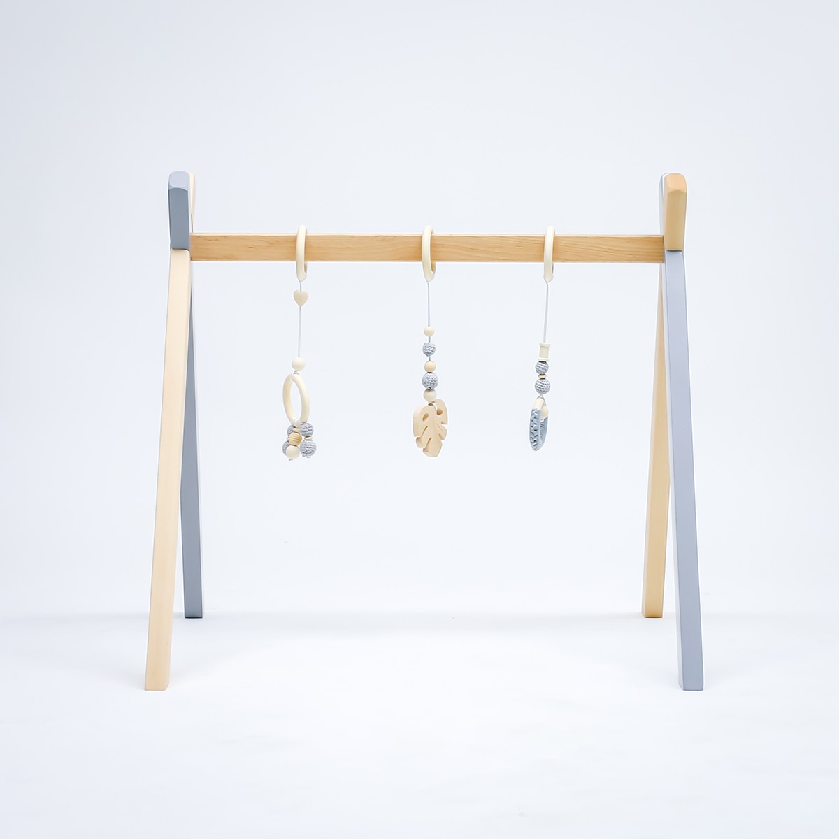 Gimnasio de actividades Plastimyr de madera The Good Wood gris Madera / Gris-3