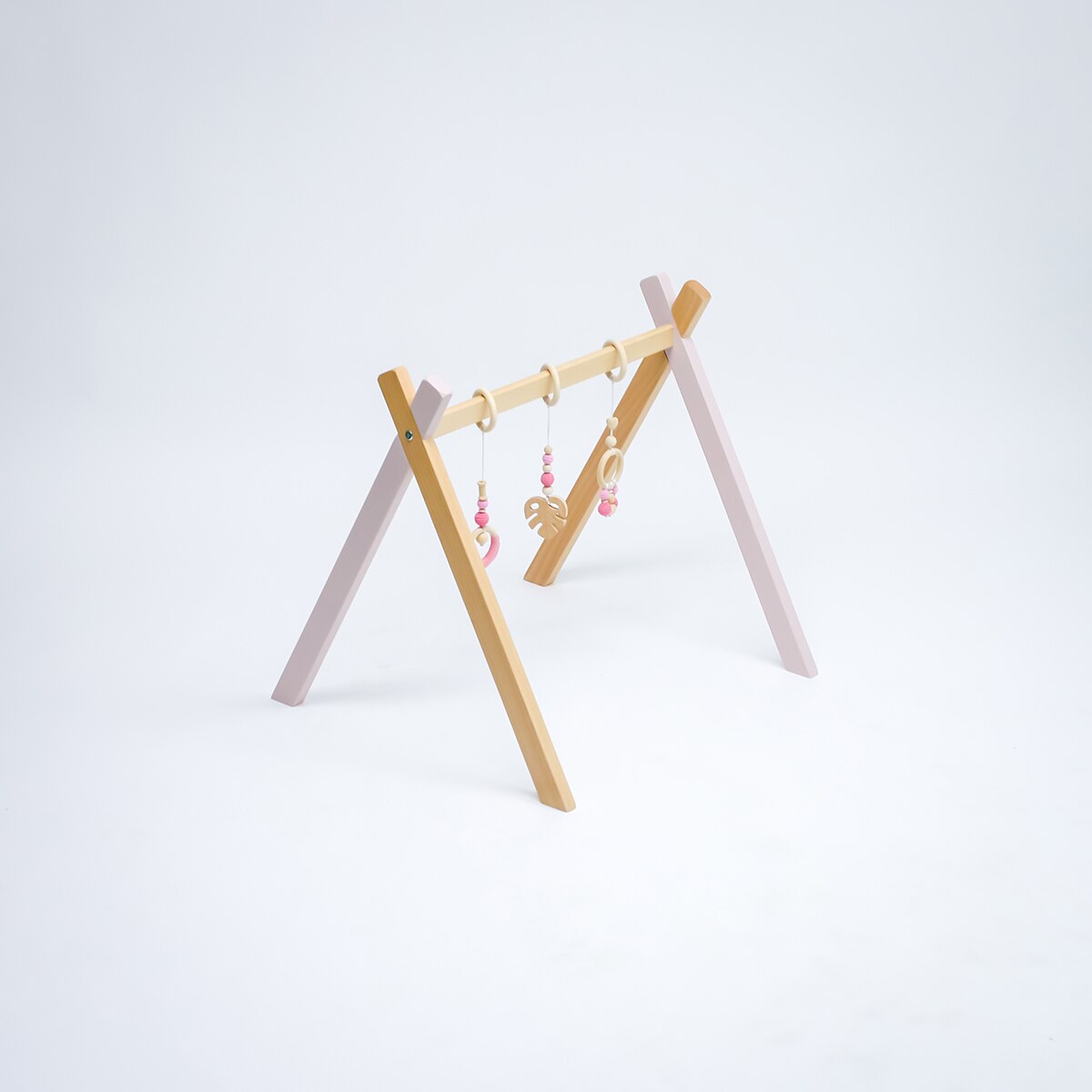 Gimnasio de actividades Plastimyr de madera The Good Wood rosa Madera / Rosa-2