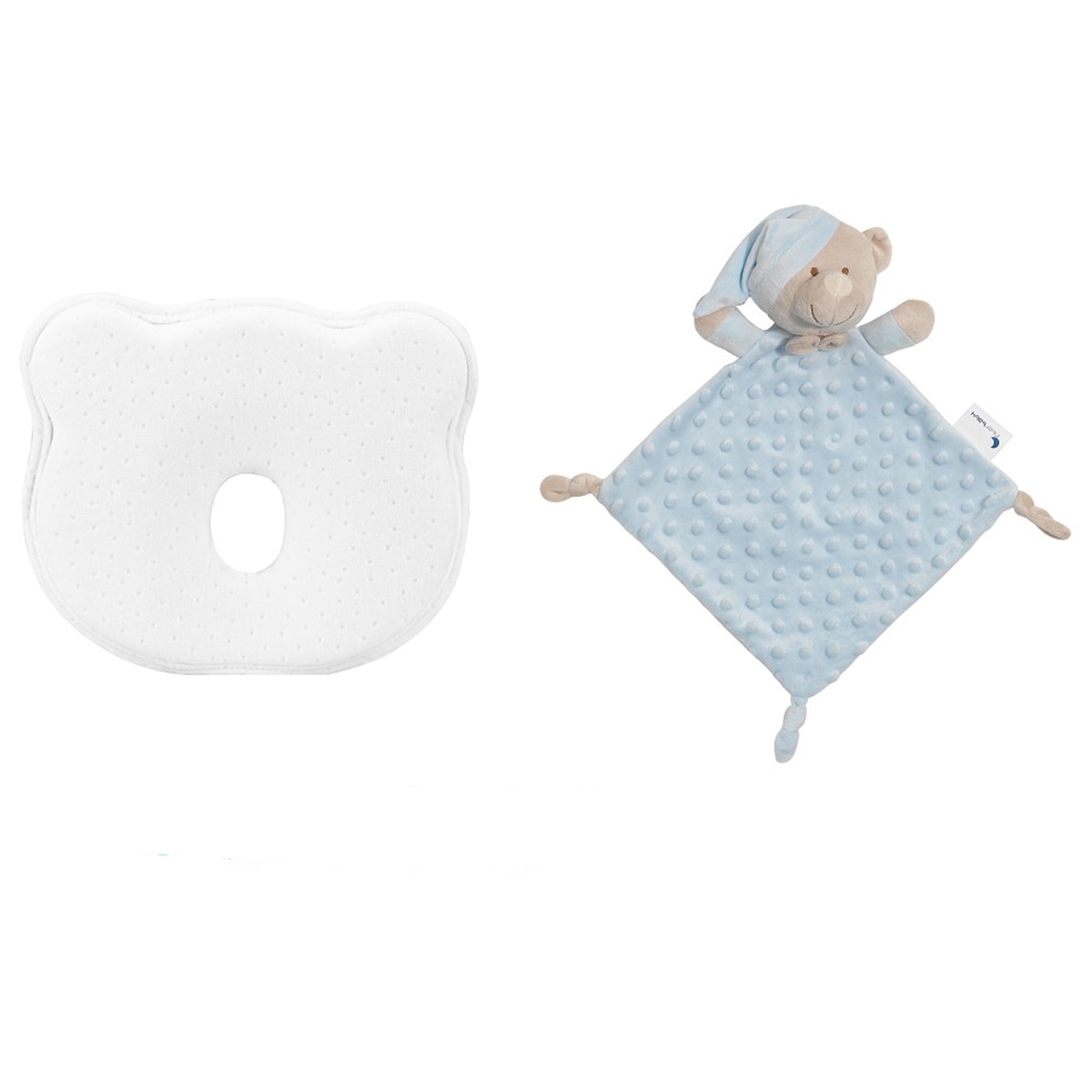 Imagen 0 de Cojín antiplagiocefalia Interbaby con dodou azul