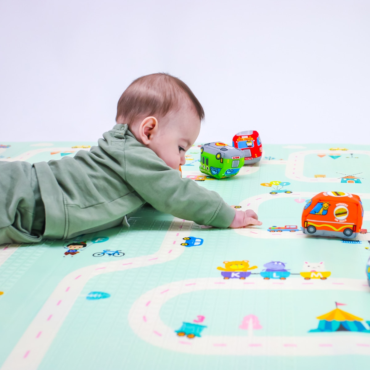 Alfombra infantil de Juegos Matty Multicolor-9