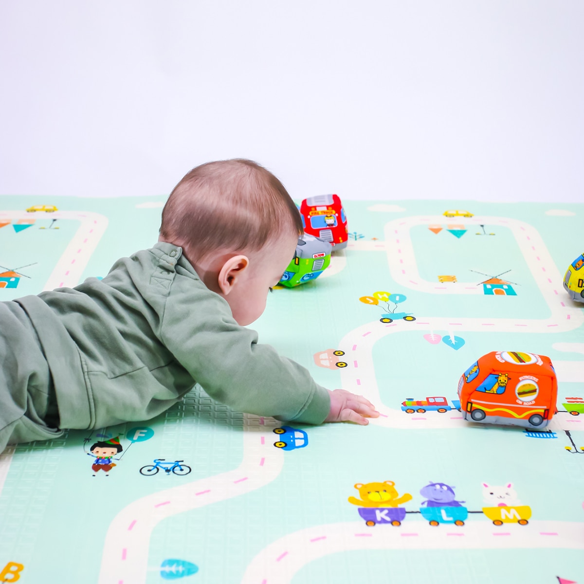 Alfombra infantil de Juegos Matty Multicolor-10
