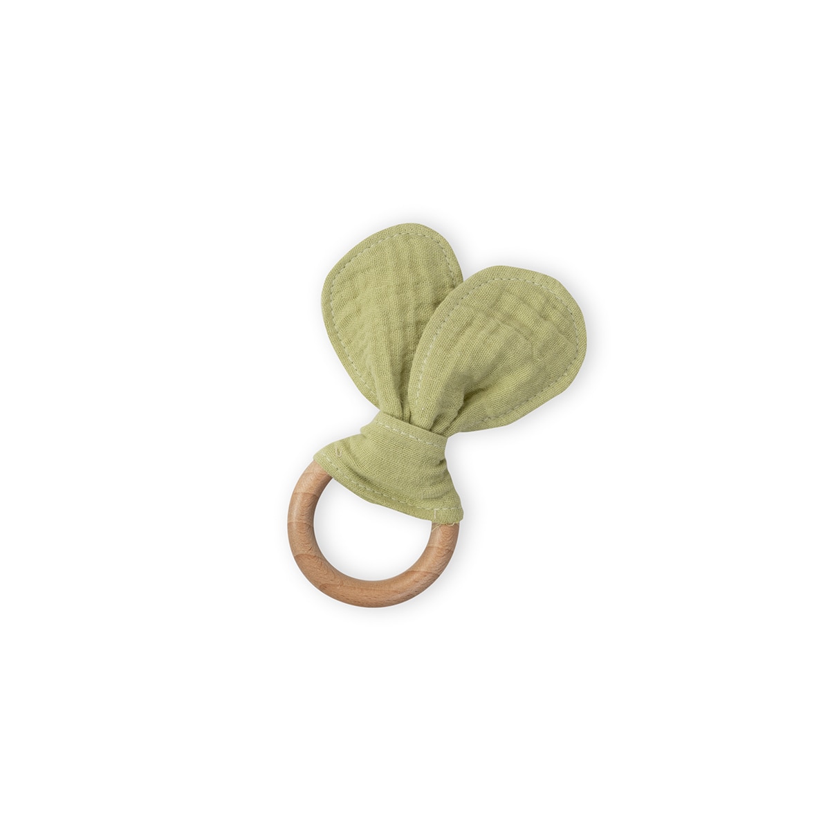 Set Dou Dou + bandana + mordedor Oso Verde Oliva Interbaby Verde-4