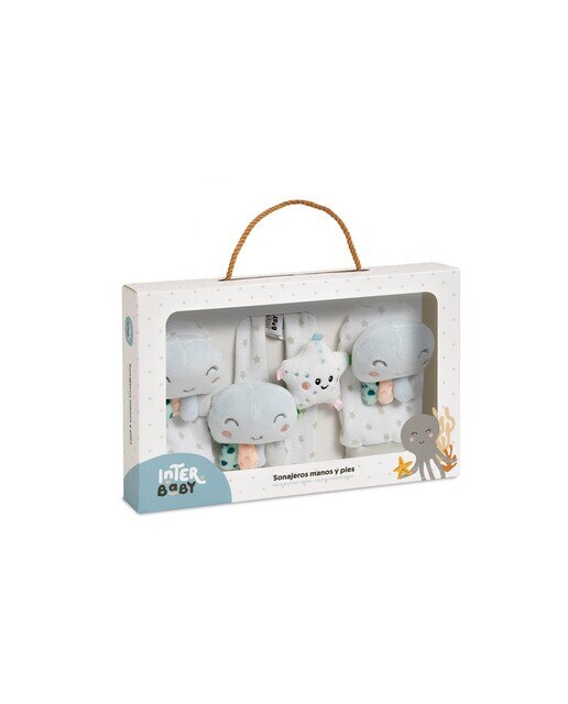 Set de peucos y muñequeras Sonajero pulpo Multicolor-6