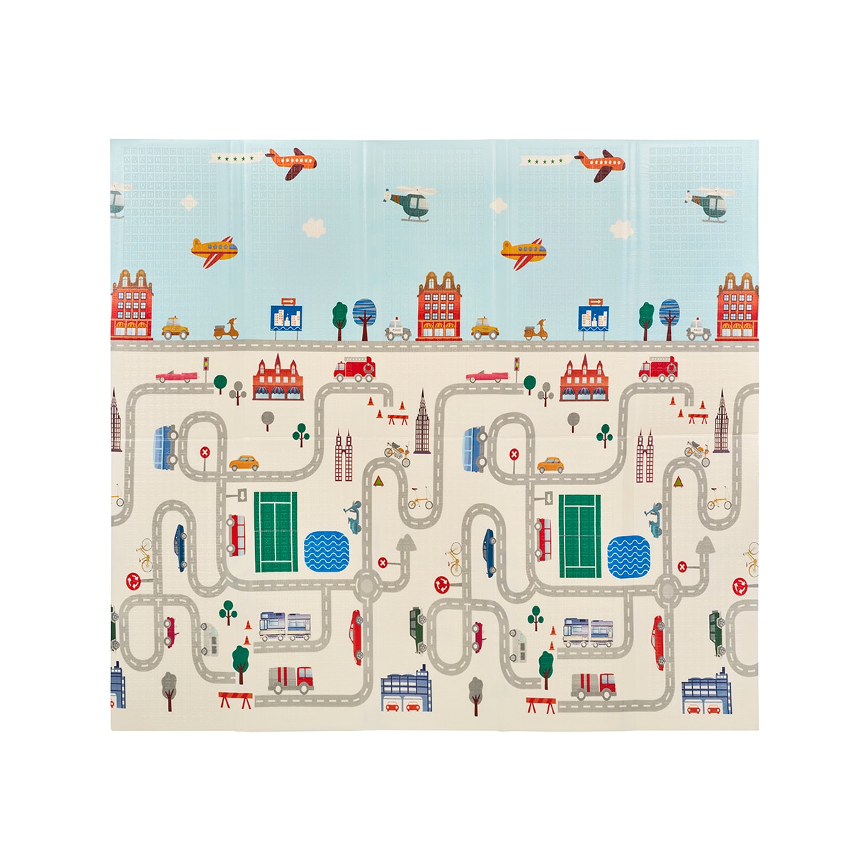 Alfombra de juegos Fancy 180x200x1,5 Multicolor-1