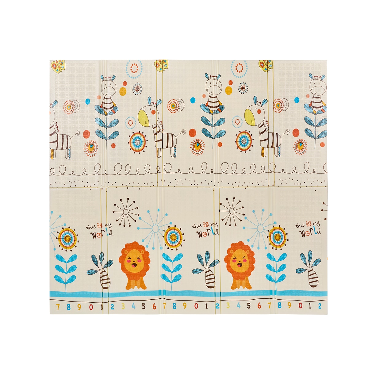 Alfombra de juegos Fancy 180x200x1,5 Multicolor-2