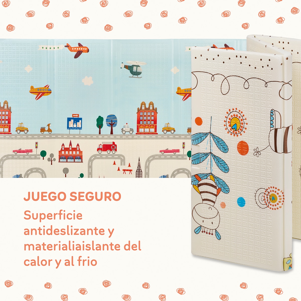 Alfombra de juegos Fancy 180x200x1,5 Multicolor-7
