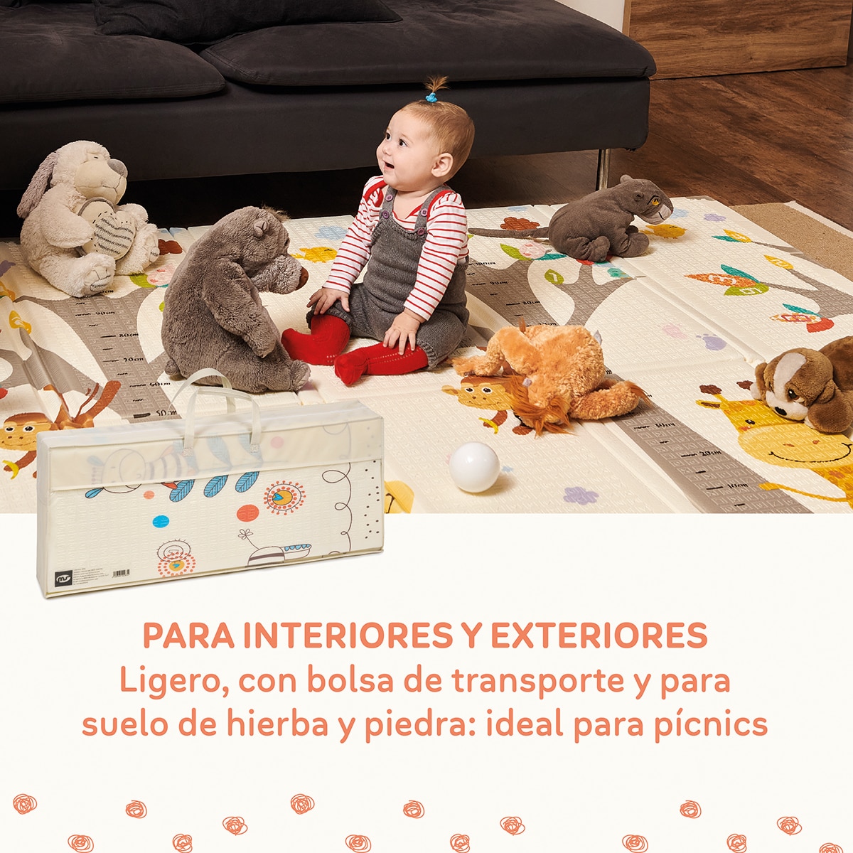 Alfombra de juegos Fancy 180x200x1,5 Multicolor-8