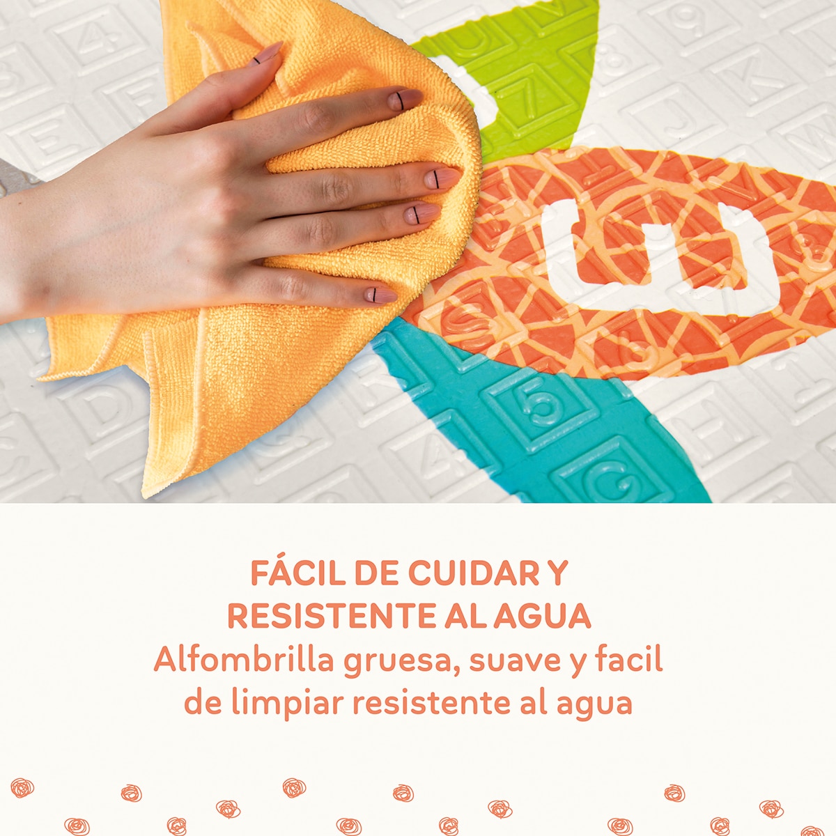 Alfombra de juegos Fancy 180x200x1,5 Multicolor-9