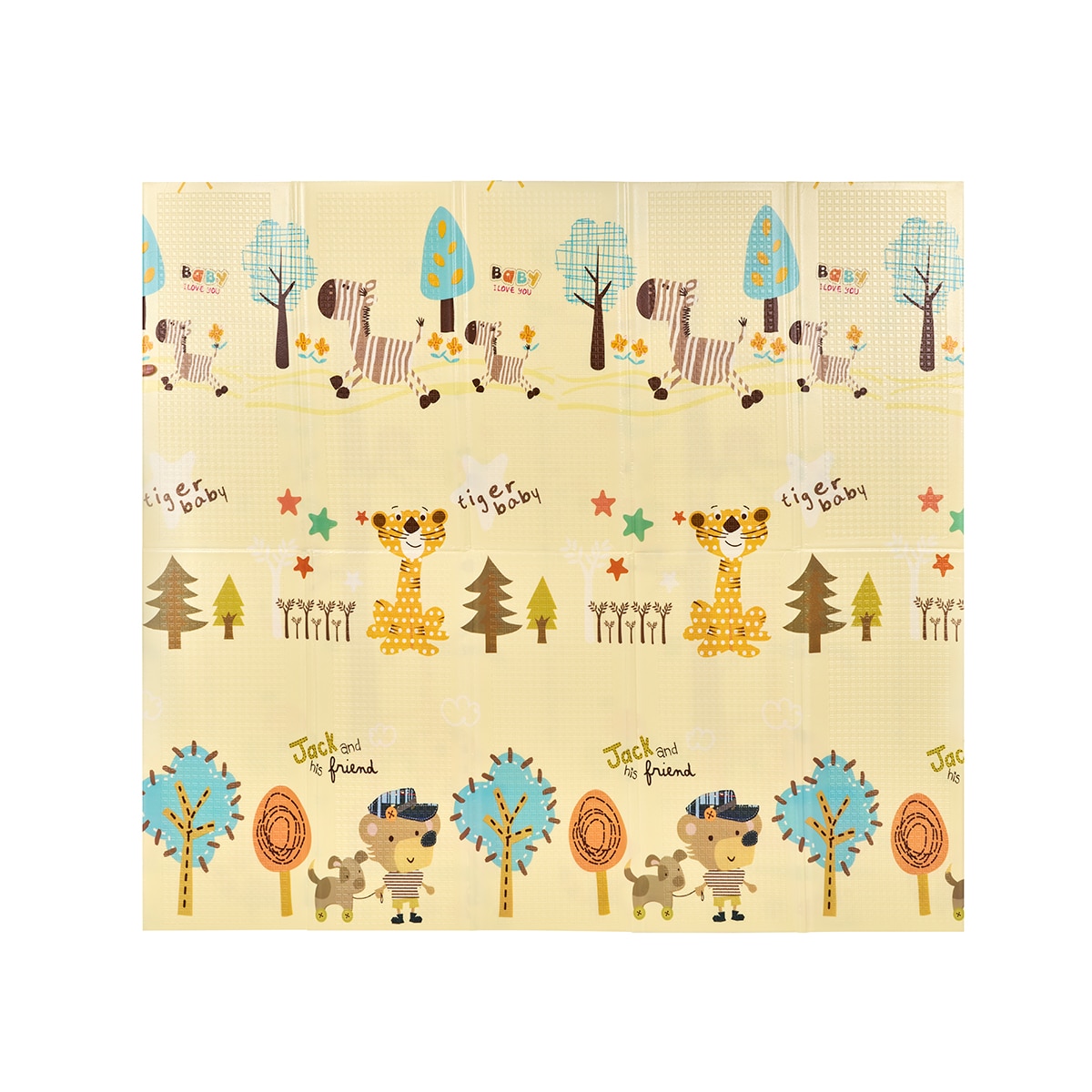 Alfombra de juegosTrendy 180x200x1 Multicolor-2