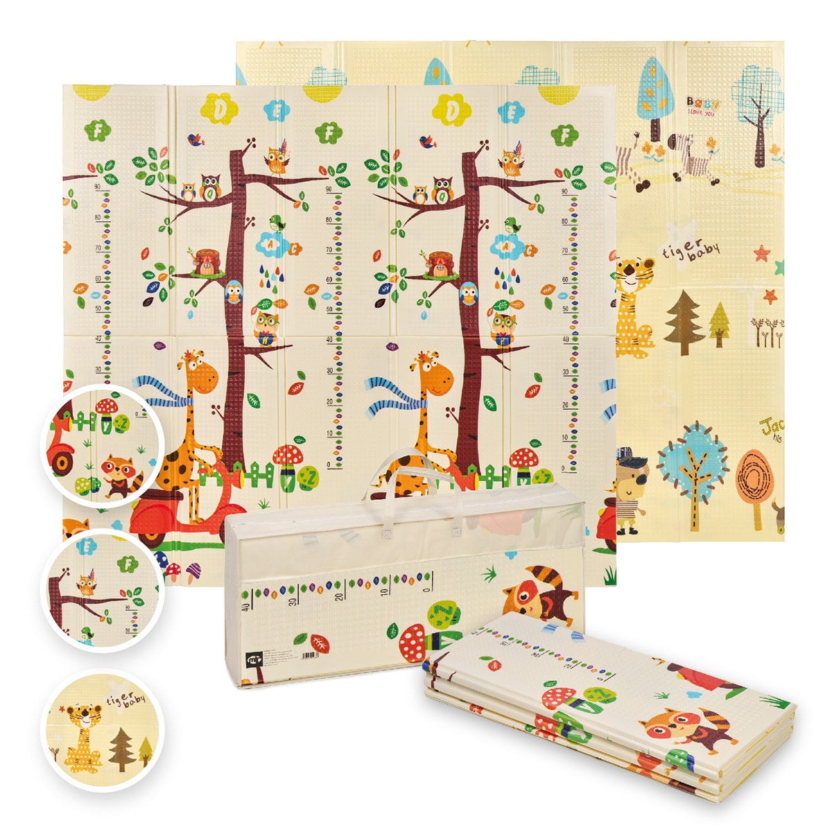 Alfombra de juegosTrendy 180x200x1 Multicolor-12