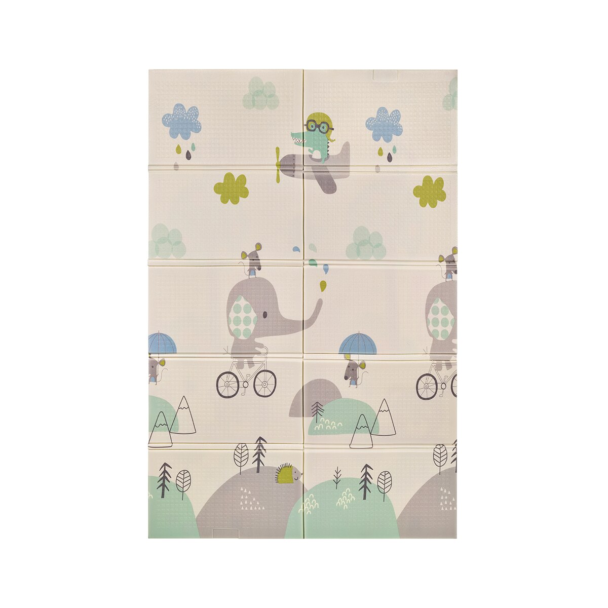 Alfombra de juegos Trendy 180x120x1 Multicolor-1