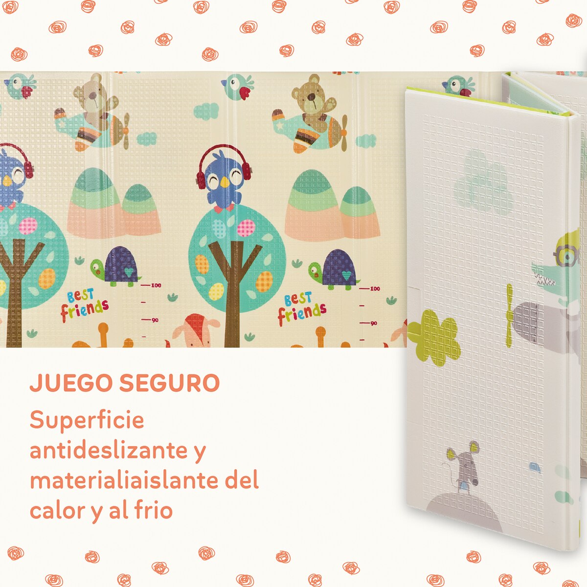 Alfombra de juegos Trendy 180x120x1 Multicolor-8