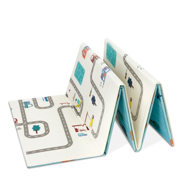 Imagen 0 de Alfombra de juegos reversible coches