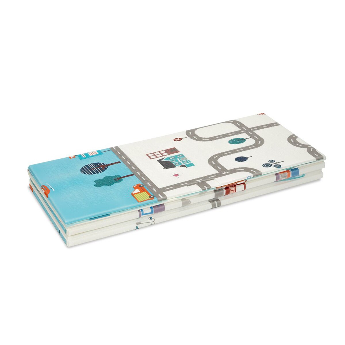 Alfombra de juegos reversible coches Multicolor-5