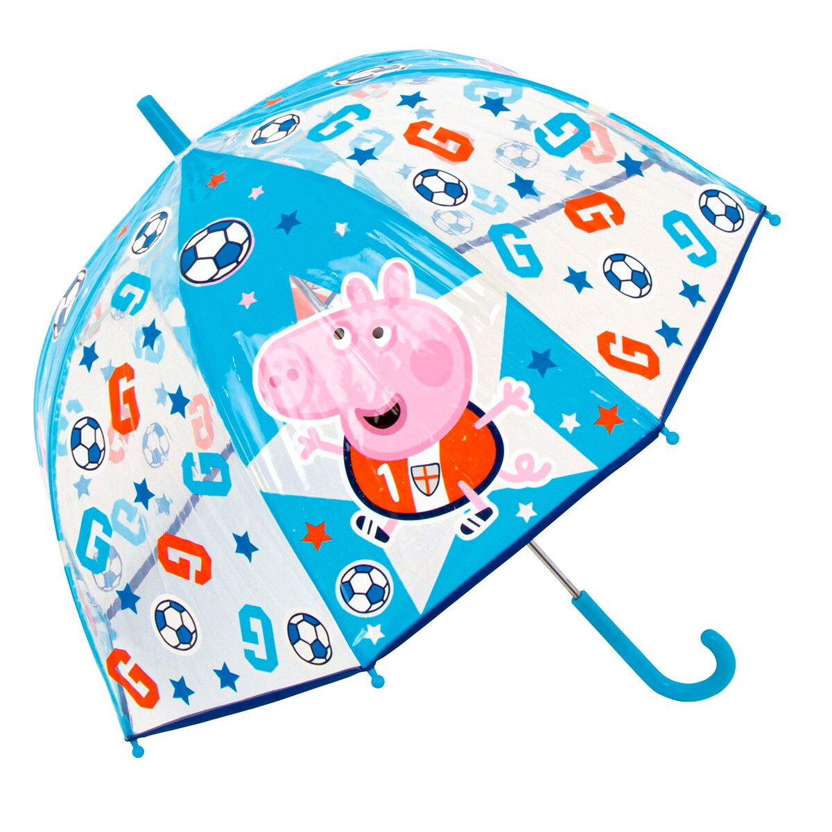 Paraguas burbuja george pig Azul-5