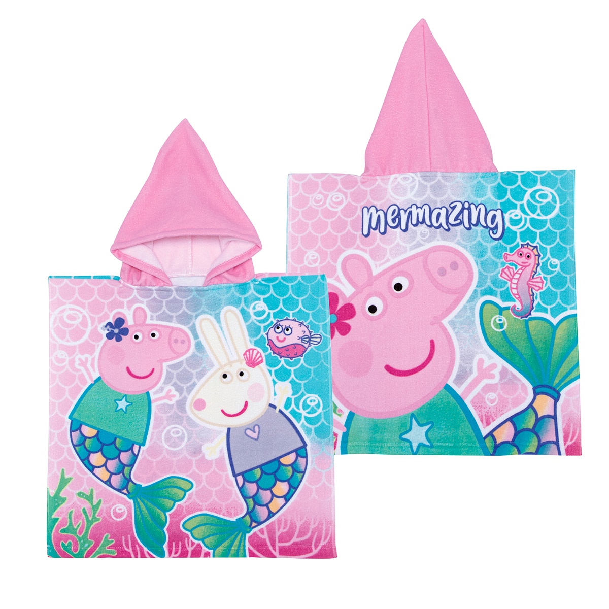 Imagen 0 de Poncho microfibra peppa pig