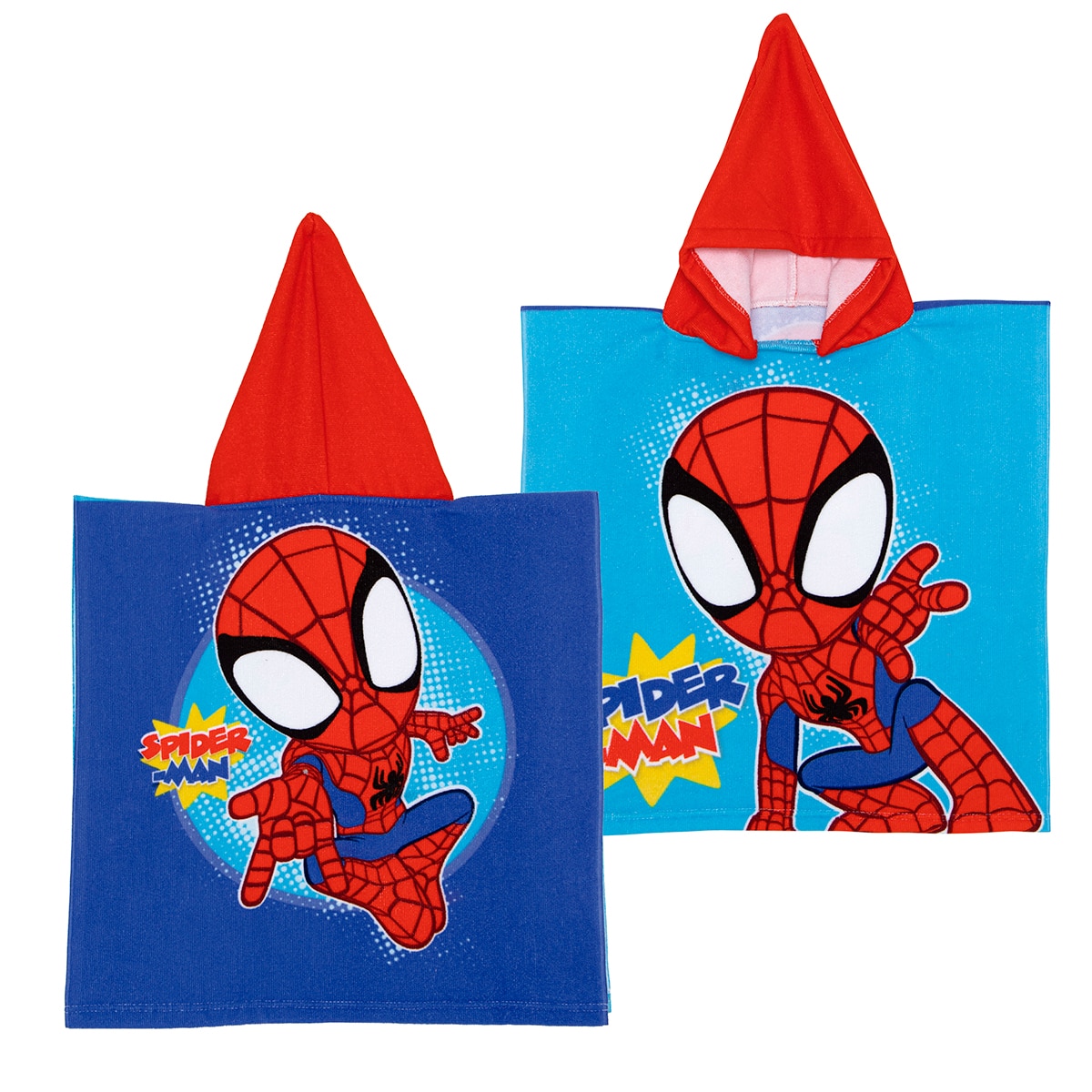 Imagen 0 de Poncho microfibra spidey& his amazing friends