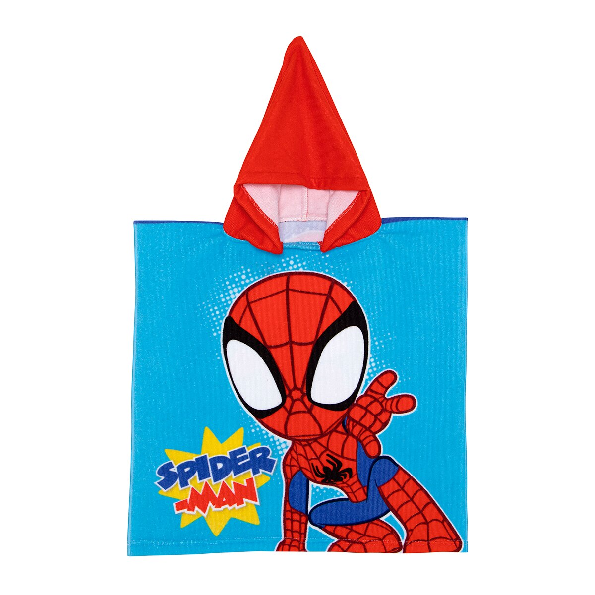 Poncho microfibra spidey& his amazing friends Multicolor-2