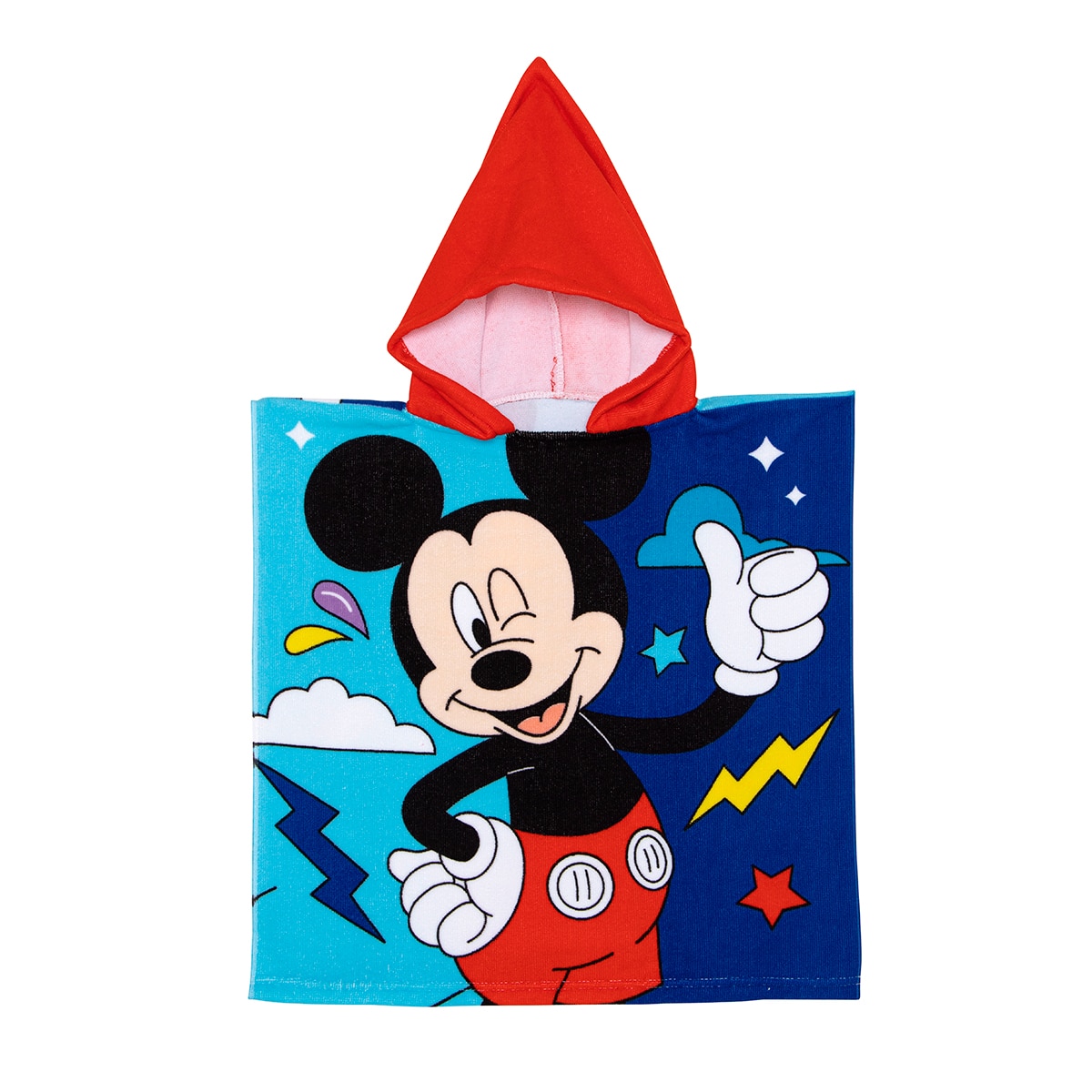 Poncho microfibra mickey Multicolor-2