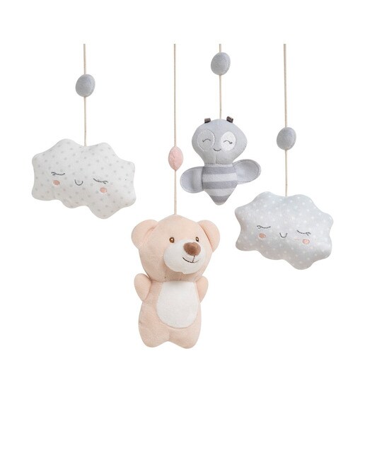 Carrusel musical osito Gris-3