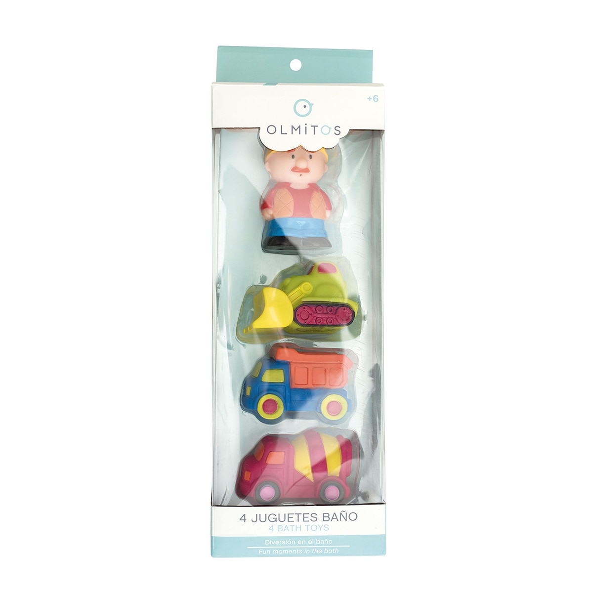 Juguetes de baño Olmitos Vehículos (4 piezas) multicolor Multicolor-11