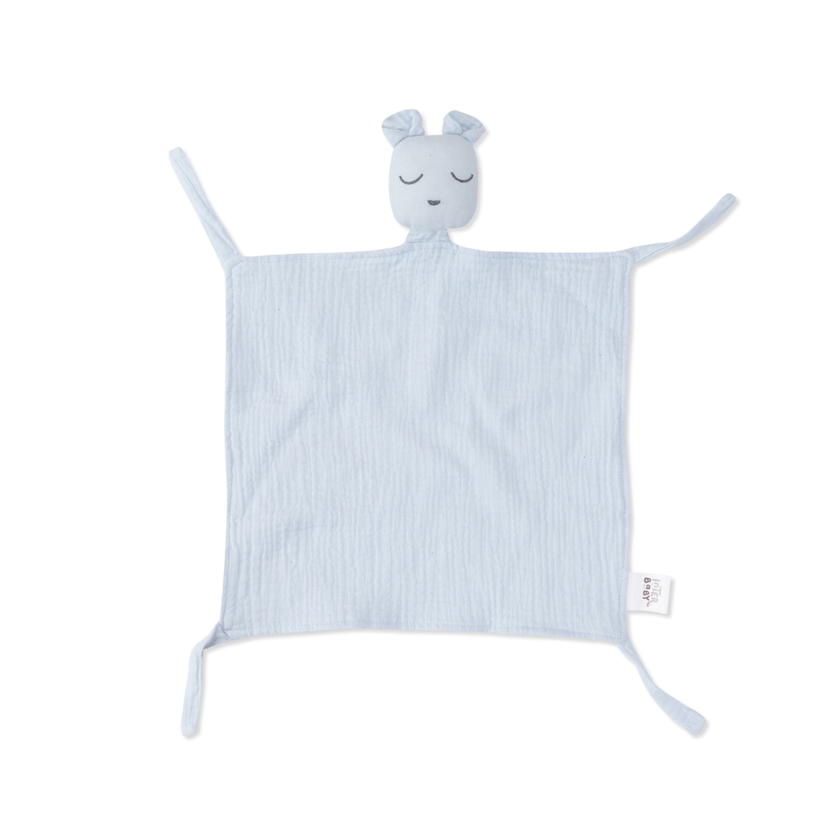 Dou dou Osito en muselina de bambu? Azul Grisáceo Interbaby Azul-1