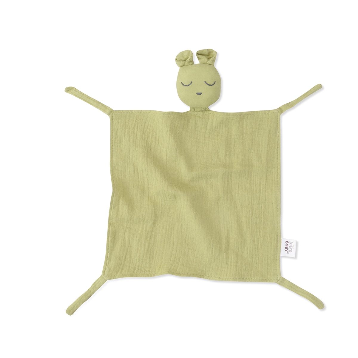 Dou dou Osito en muselina de bambu? Verde Oliva Interbaby Verde-1