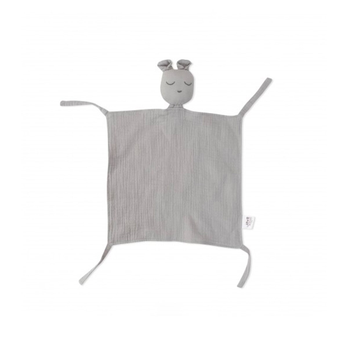 Dou dou Osito en muselina de bambu? Gris Petróleo Interbaby Gris-1