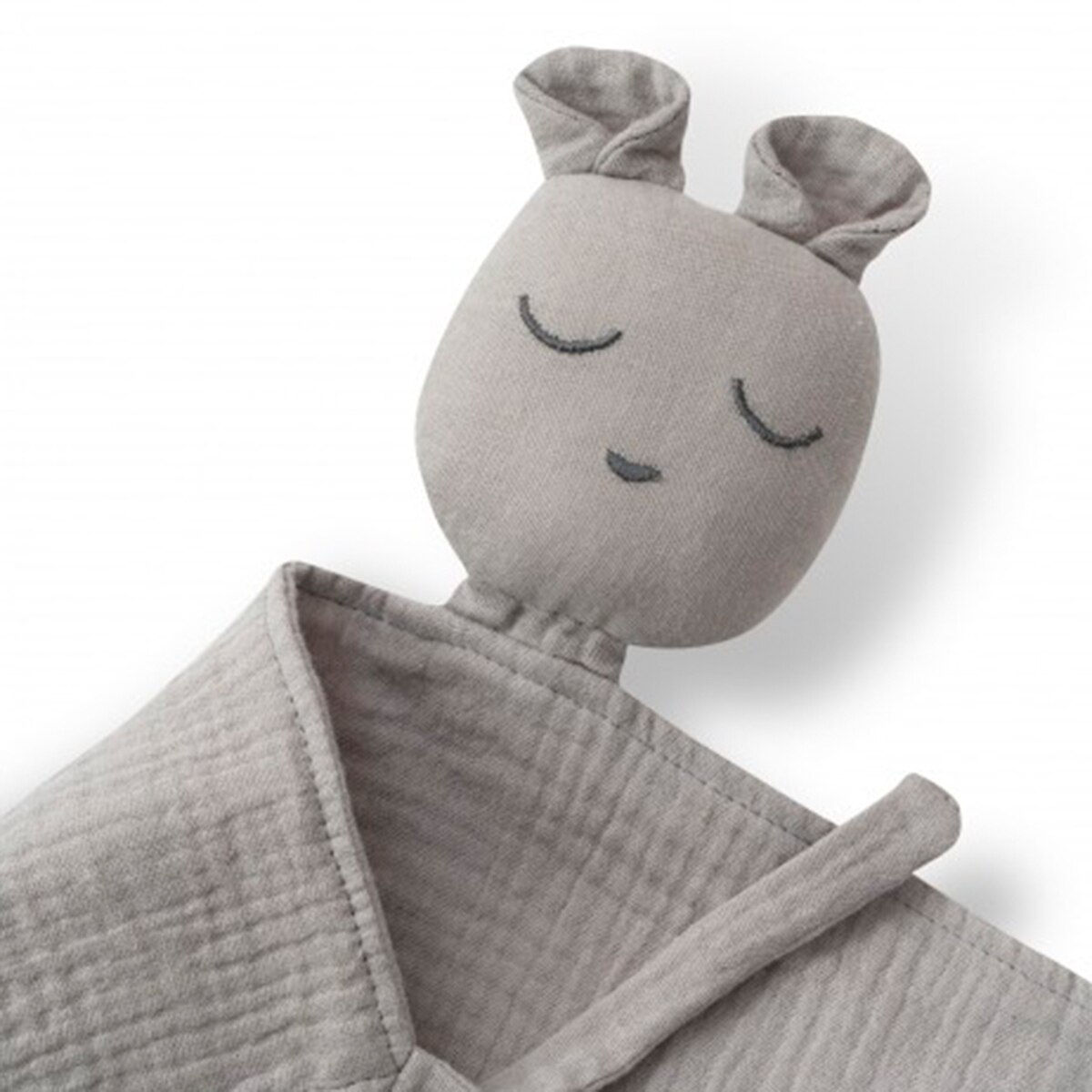 Dou dou Osito en muselina de bambu? Gris Petróleo Interbaby Gris-2