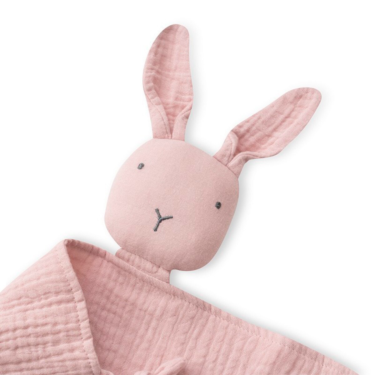 Dou dou Conejo en muselina de bambu? Rosa Maquillaje Interbaby Rosa-2