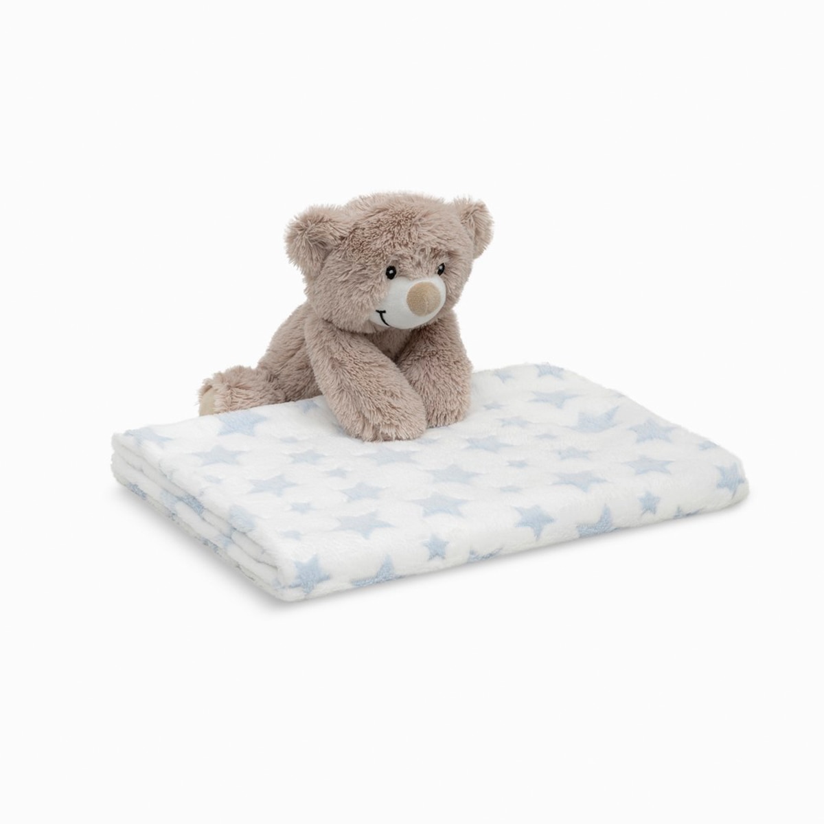Peluche + manta estrella bear Azul-4