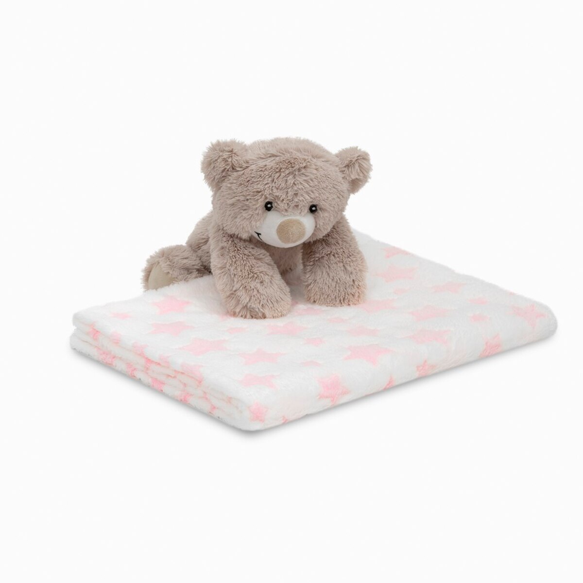 Peluche + manta estrella bear Rosa-4