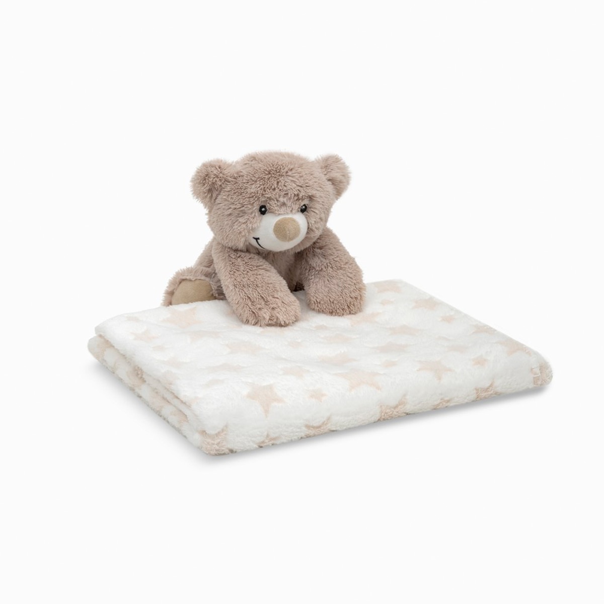 Peluche + manta estrella bear Natural-4