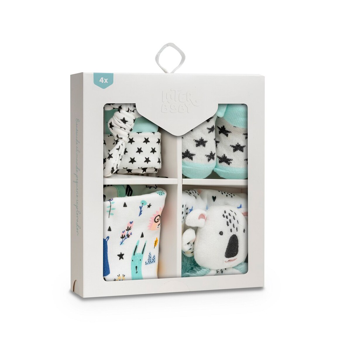 Caja regalo recién nacido koala Multicolor-2