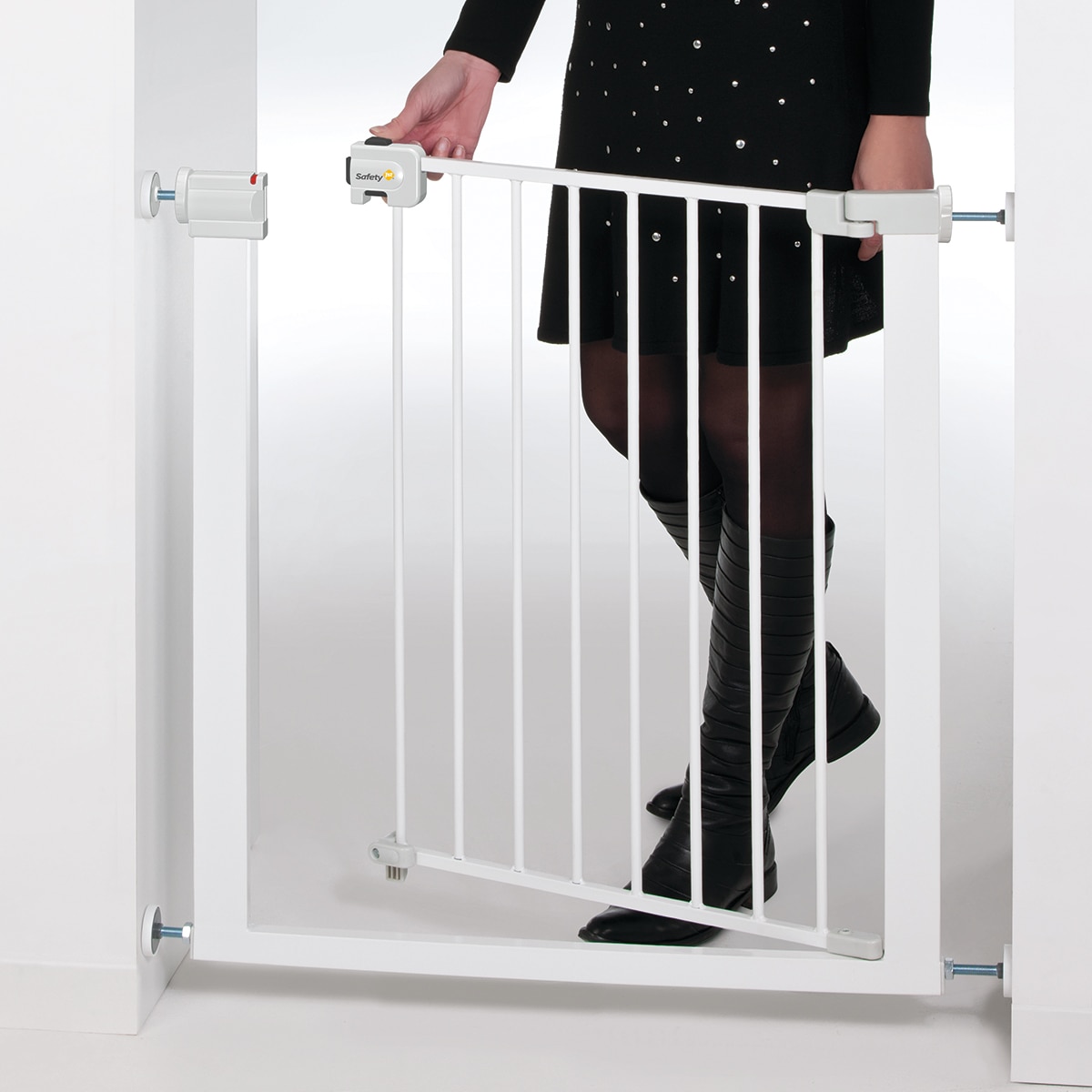 Barrera de Seguridad Safety 1st Easy Close Metal blanco Blanco-10