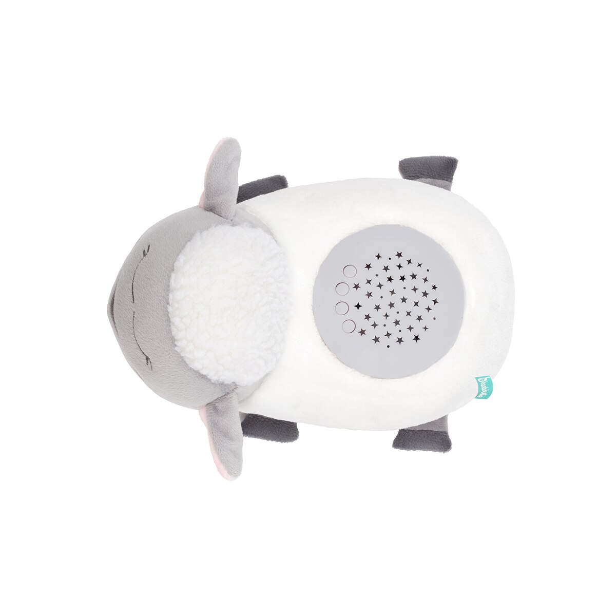 Lámpara Badabulle y Proyector Oveja peluche blanca/gris Blanco / Gris-3