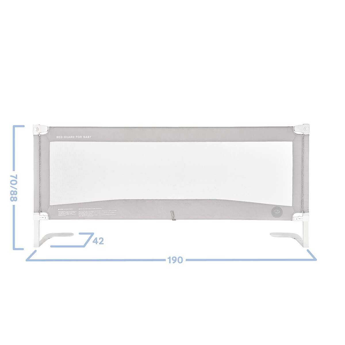 Barrera Tall Plus 190 cm Gris-3